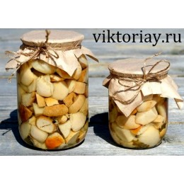 Маринованные белые грибы: 1000 грамм